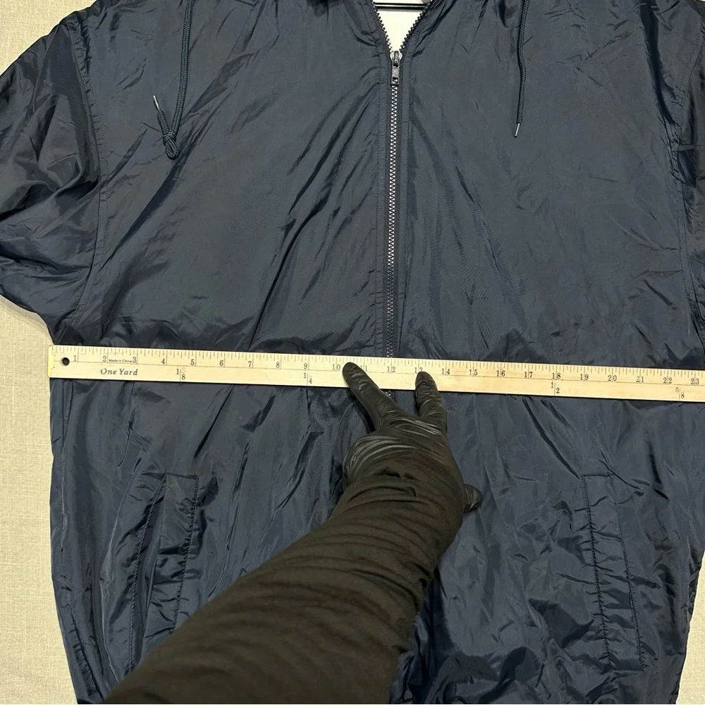 Vintage USA Pro Sports Nylon Jacket Men’s L Blue Full Zip